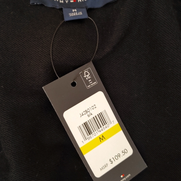 Tommy Hilfiger Military Band Jacket, Color-Black M - Picture 8 of 10